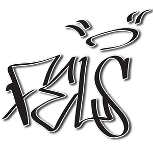 graffiti style sticker IR